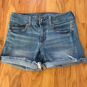 American Eagle Midi denim shorts